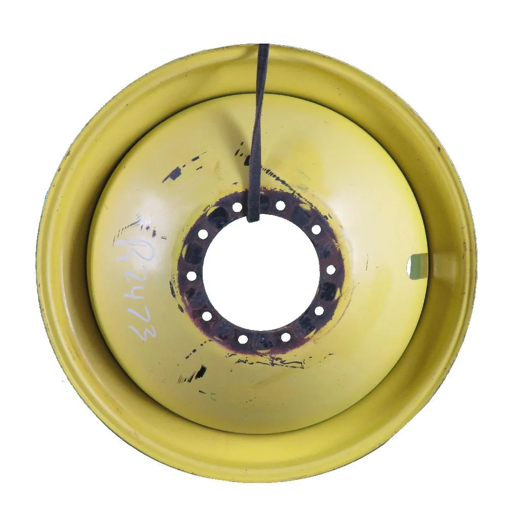 USED 16 X 42 10-13.187-11.07-12.4 OUTSIDE DOLLY DUAL YELLOW WHEEL