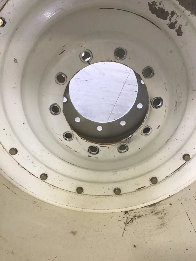Used LSW1250/35R46 195D Goodyear Optitrac TL R-1W 90-95% On 44 X 46 10-13.19-11.07 Double Hub w/Disc image 3