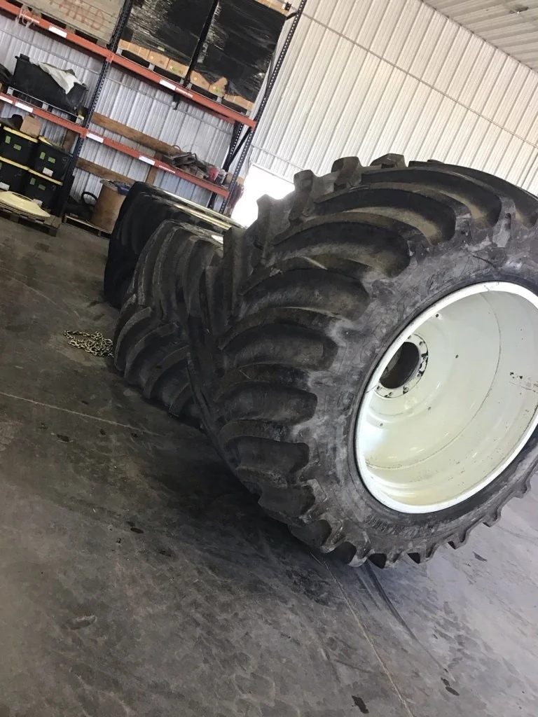Used LSW1250/35R46 195D Goodyear Optitrac TL R-1W 90-95% On 44 X 46 10-13.19-11.07 Double Hub w/Disc image 6