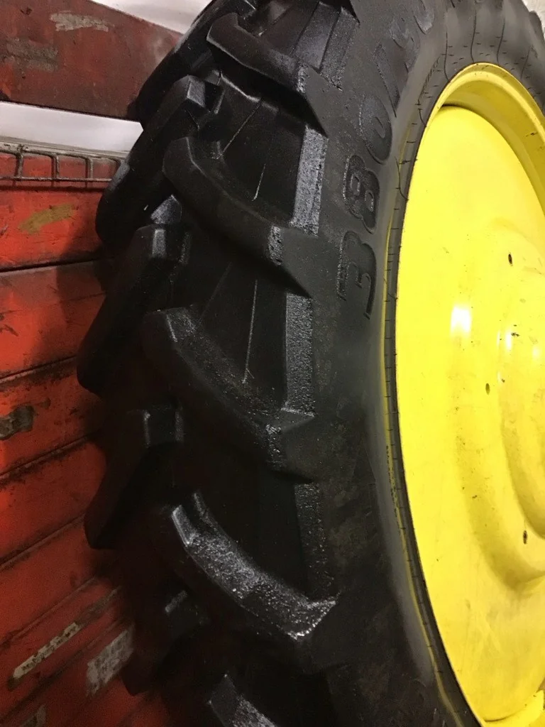 Used 380/90R54 152A8 Trelleborg TM100 TL R-1W 65-70% On 12 x 54 (10-13.19-11.07) JD Dual wheel image 3