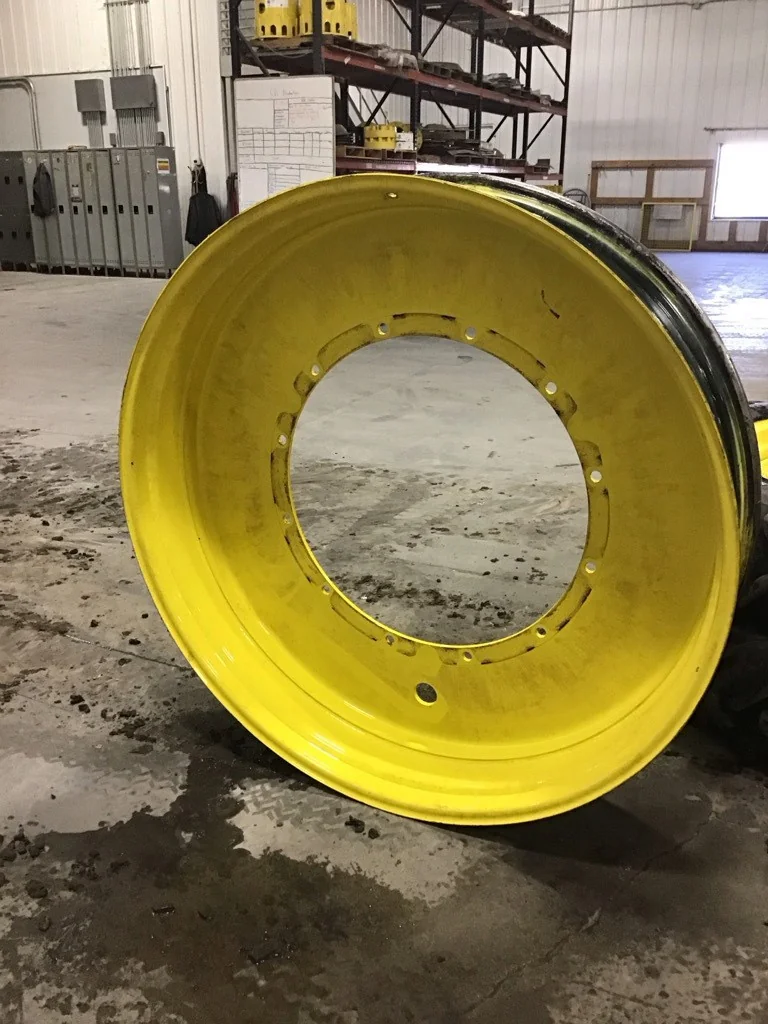 Used 12 x 54 Titan Rim&Rail 12-32.047-30.078 John Deere Yellow Wheel