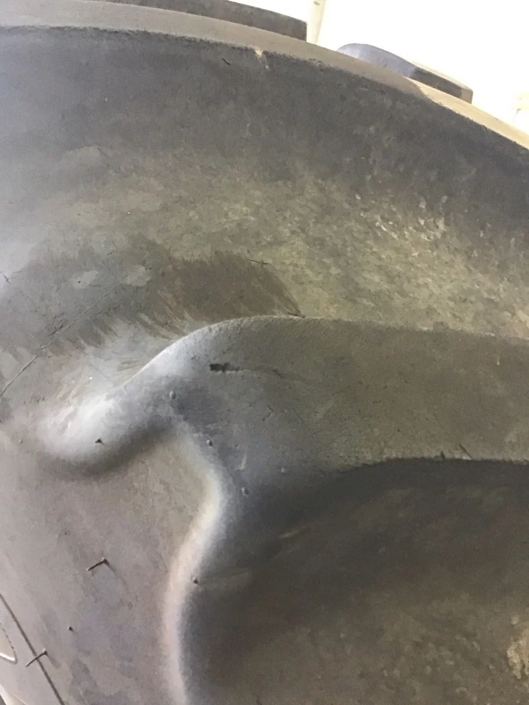 Used 710/60R30 162A8 Mitas SFT TL I-3 75-80% On 23 x 30 10-13.19-11.07 Combine Agco Gray Wheel image 4