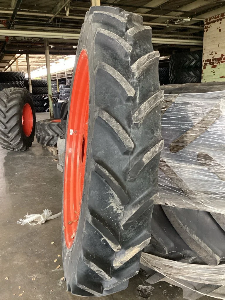Used 320/90R50 148D Goodyear Optitrac TL R-1W 90-95% On 10 x 50 (8-10.82-8.78) Waffle 3 Bolt/Disc image 3