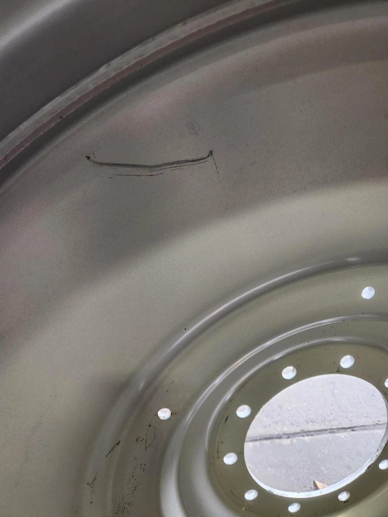 Take-Off 12 X 54 10-13.189-11.07 Silver Dual Wheel image 2