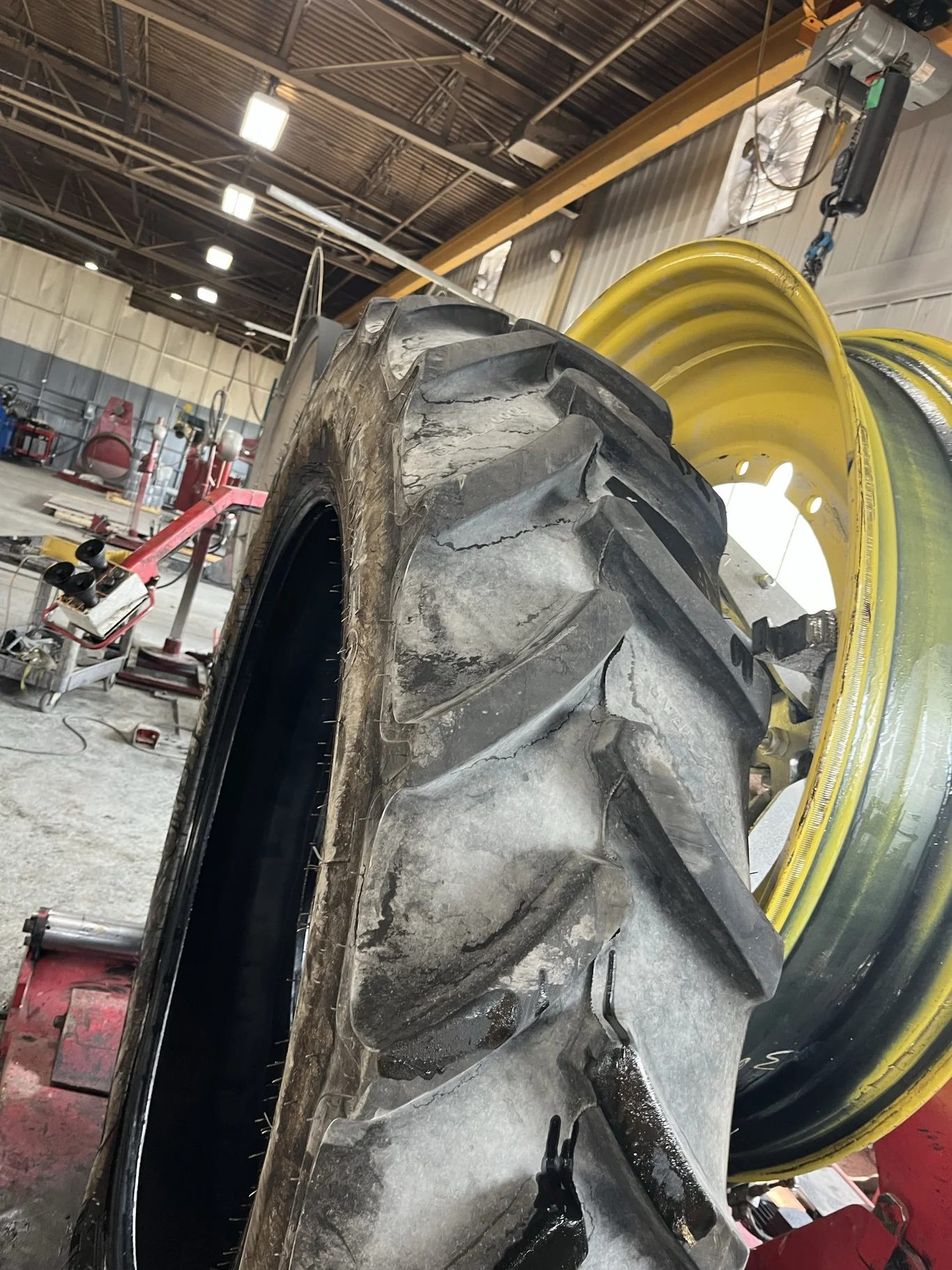 Used 380/90R50 151D Goodyear Optitrac TL R-1W 80-85%