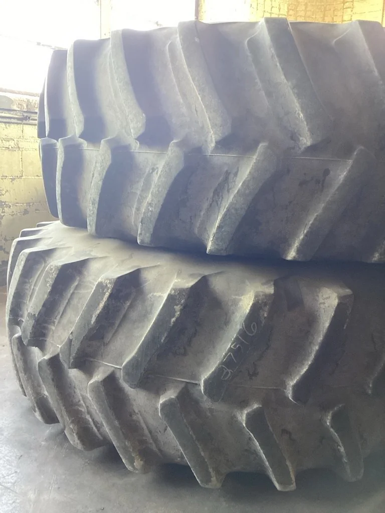 Used 650/85R38 173D Firestone DT 23 TL R-1W 85-90% On 23 X 38 20-18.5-15.3125 X9 DD Yellow Wheel image 3