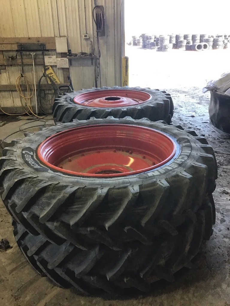 Used 480/80R50 159A8 Michelin Agribib 2 TL R-1W 85-90% On 15 x 50 10-13.19-11.07 R&R/Disc