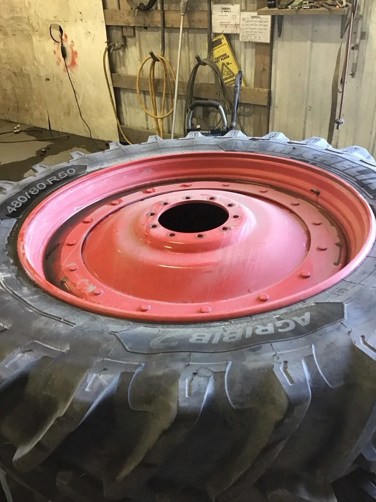 Used 480/80R50 159A8 Michelin Agribib 2 TL R-1W 85-90% On 15 x 50 10-13.19-11.07 R&R/Disc image 4