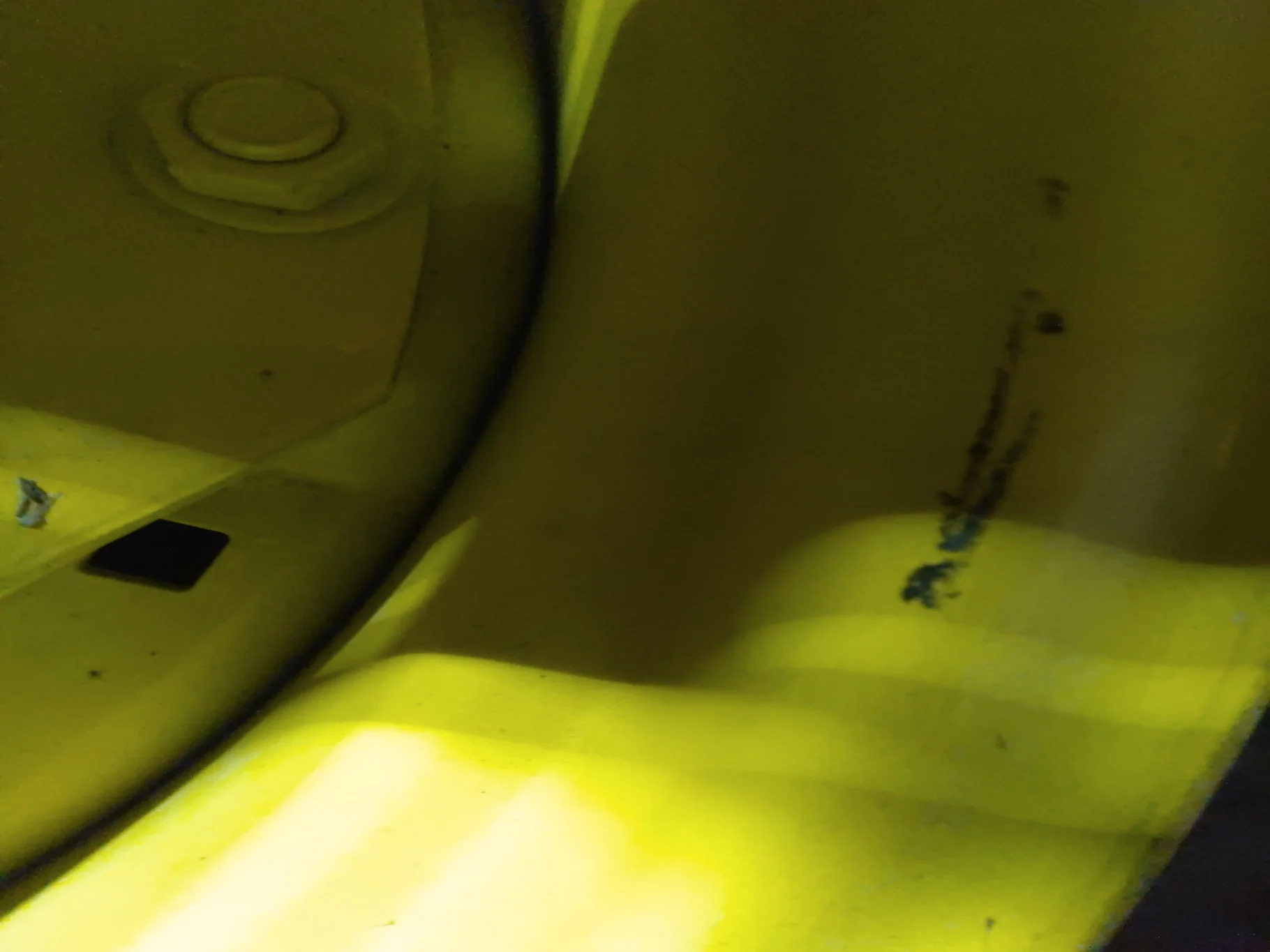 Take-Off 12 x 24 8-10.82-8.78 Waffle 2 Bolt Yellow Wheel w/ Disc image 4