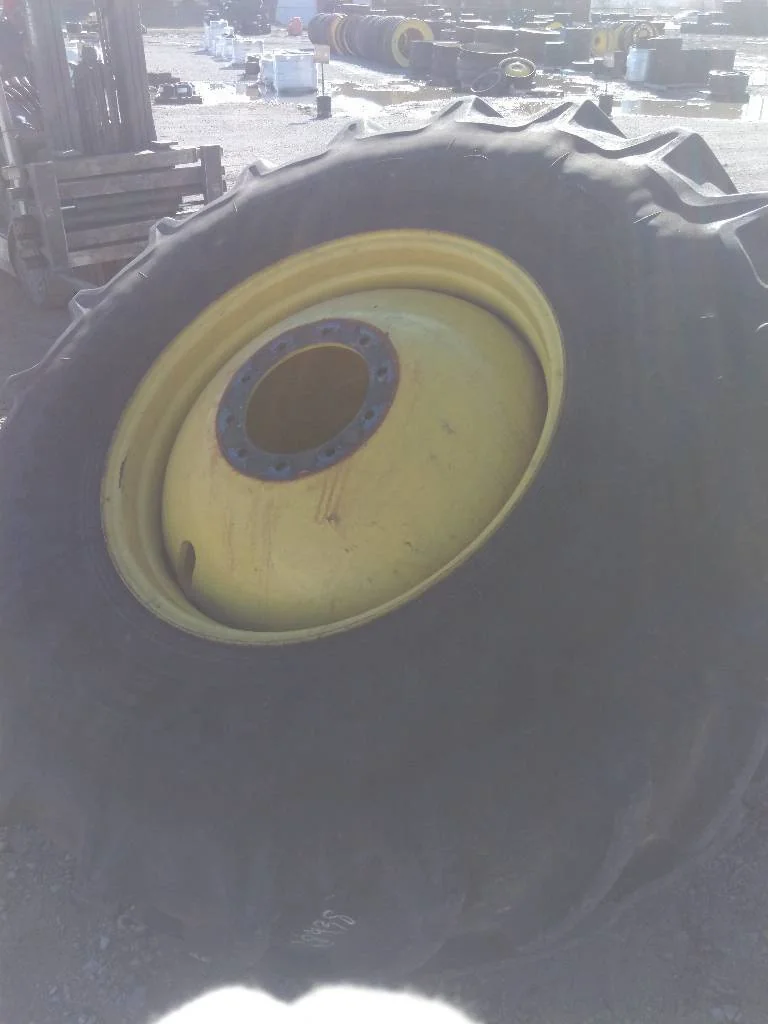 Used 650/85R38 173A8 Goodyear Optitrac DT824 TL R-1W 90-95% On 23 x 38 (10-13.19-11.07) DD Wheel image 2