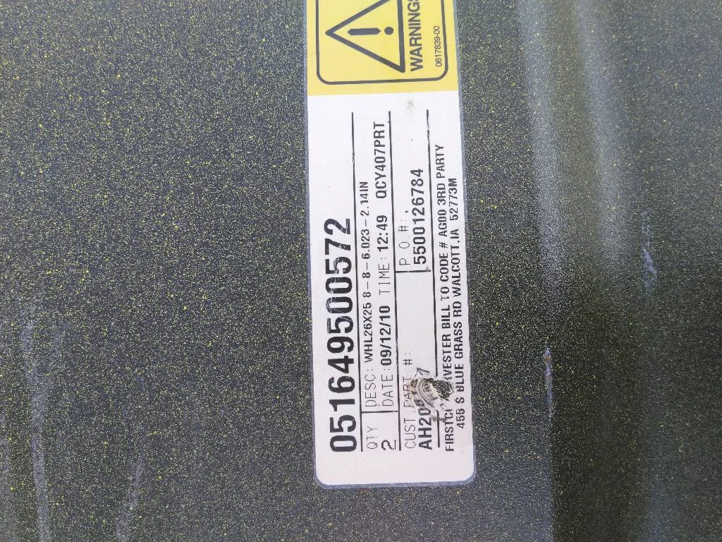 Used 25 x 26 (8-8-6) Titan JD Combine Wheel -(Paint is fair) image 2