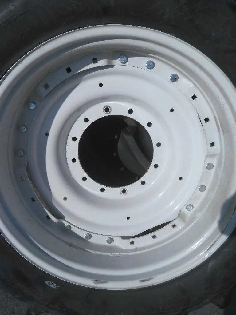 Take-Off 380/80R38 142B Maxam TL R-1 95-100% On 12 x 38 (12-16.732-14.62) Waffle 3 Bolt/Disc image 4