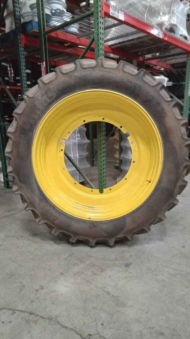 Take-Off 380/90R50 151B Mitas AC85 TL R-1W 95-100% On 12 x 50 12-32.047-30.078 R&R Yellow Wheel
