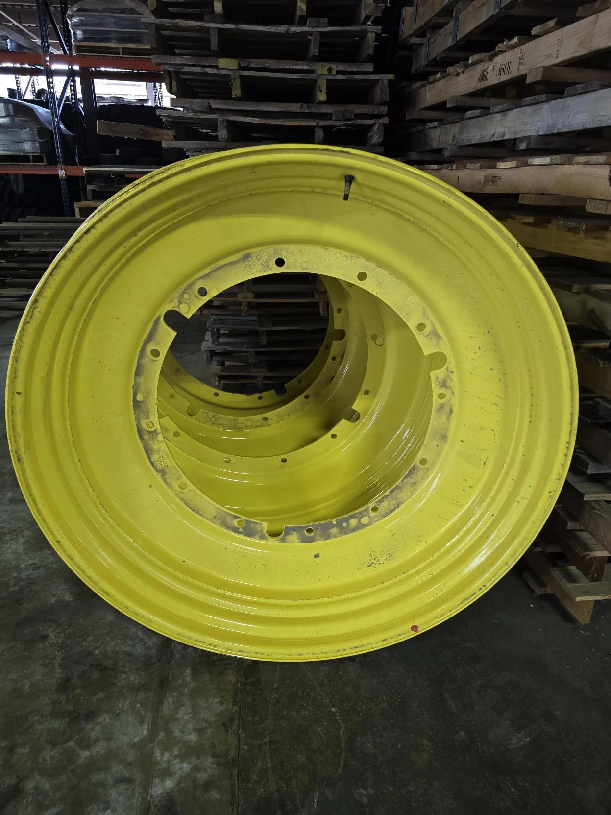 Take-Off 12 x 50 12-32.047-30.078 Rim & Rail Yellow Wheel