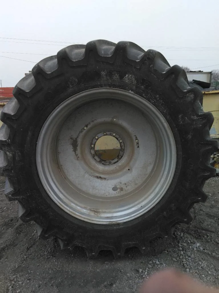Used LSW 1250/35R46 195D Goodyear Optitrac TL R-1W 90-95% On 44 x 46 (10-13.19-11.07) Dual Wheel