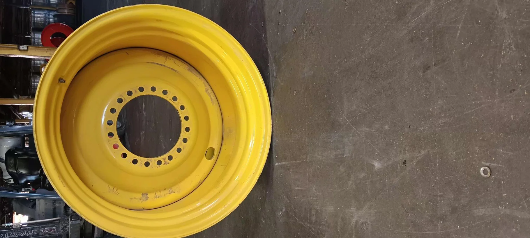 Take-Off 27 x 32 20-13.19-11.07 JD Yellow Combine Wheel image 3