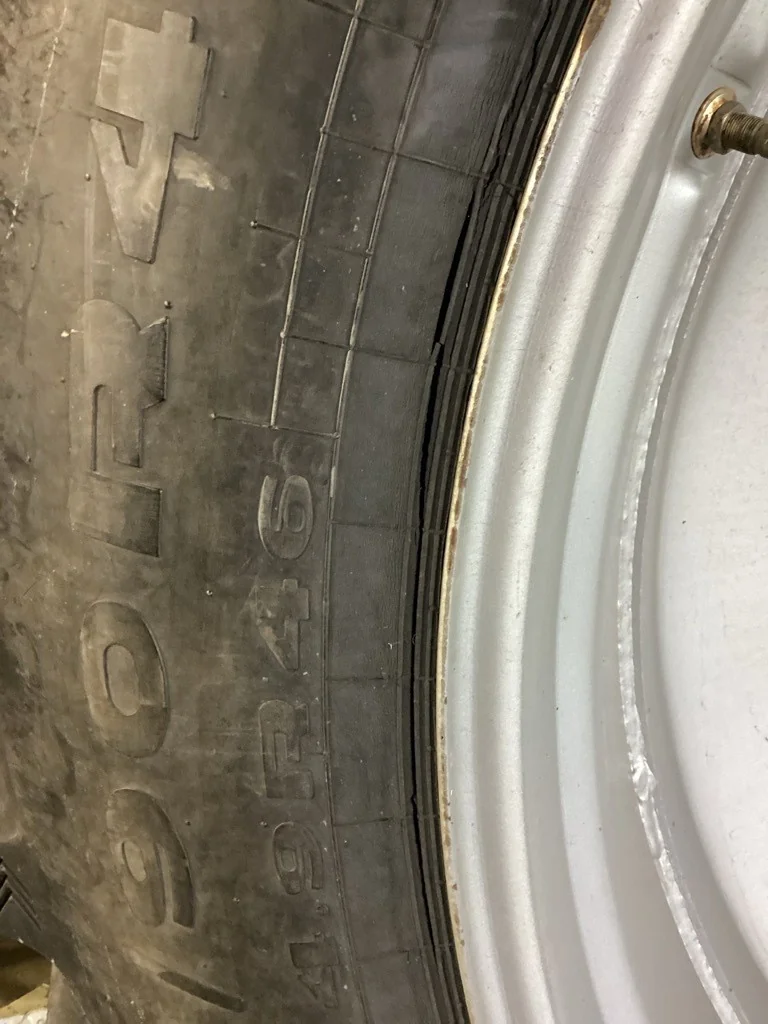 Used 380/90R46 163A8 Alliance Farm Pro Radial 90 TL R-1W 70-75% On 13 x 46 10-13.19-11.07 Dual Wheel image 4
