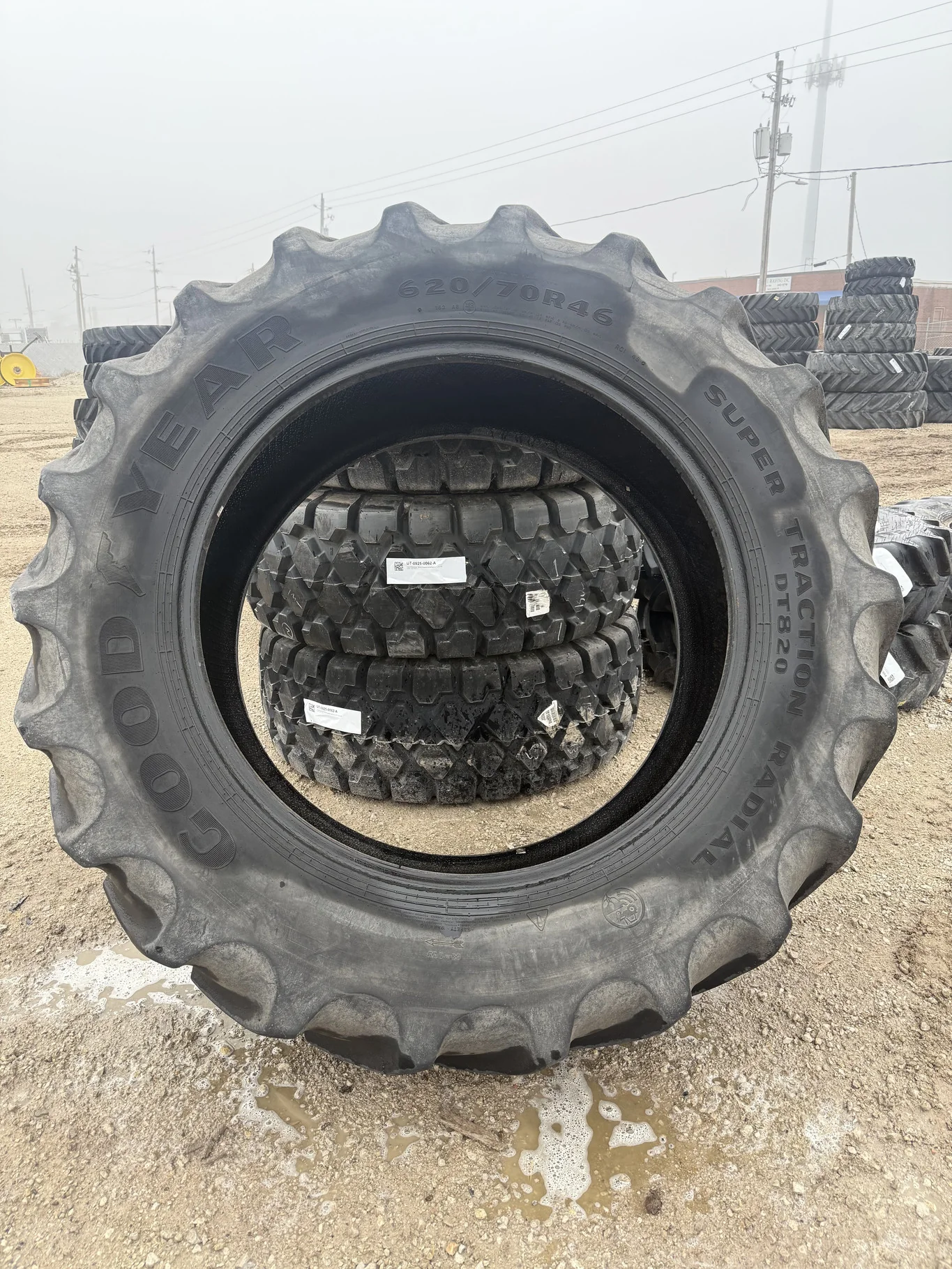 Used 620/70R46 167A8 Goodyear Super Traction Radial DT820 TL R-1W 75-80%