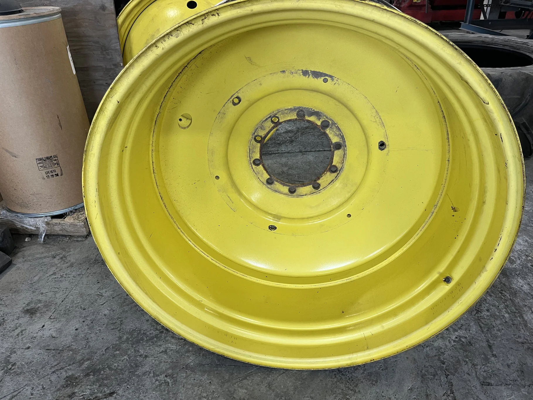 Used 20 x 46 10-13.19-11.00-10.7IN Titan Yellow Wheel