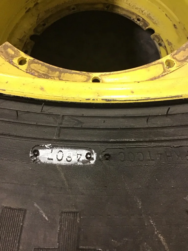 Used 620/70R46 162A8 Goodyear STR DT820 TL R-1W 70-75% On 20 x 46 (12-32.047-30.078) R&R image 2