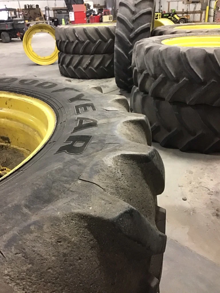 Used 620/70R46 162A8 Goodyear STR DT820 TL R-1W 70-75% On 20 x 46 (12-32.047-30.078) R&R image 4