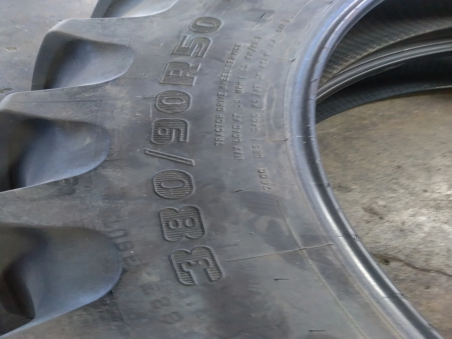 Take-Off 380/90R50 151A8 Firestone Radial 9000 TL R-1W 95-100% image 2