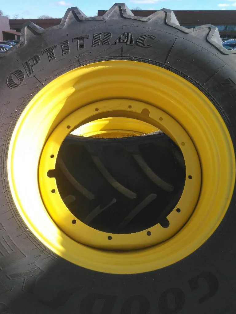 Used 710/70R42 173D Goodyear Optitrac TL R-1W 95-100% On 23 x 42 (12-32.047-30.078) R&R Wheel