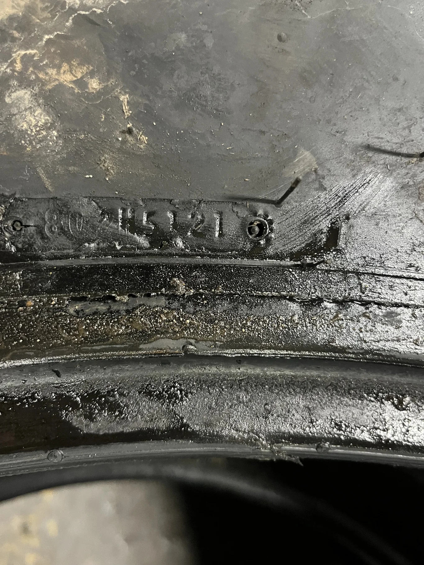 Used VF420/85R34 159D Alliance Agriflex 354 TL R-1W 70-75% image 3