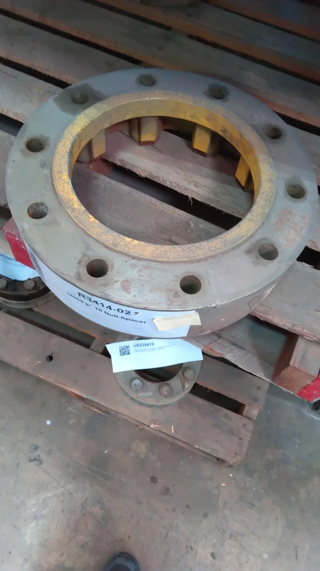 Used 4" Spacer 10 Bolt image 2