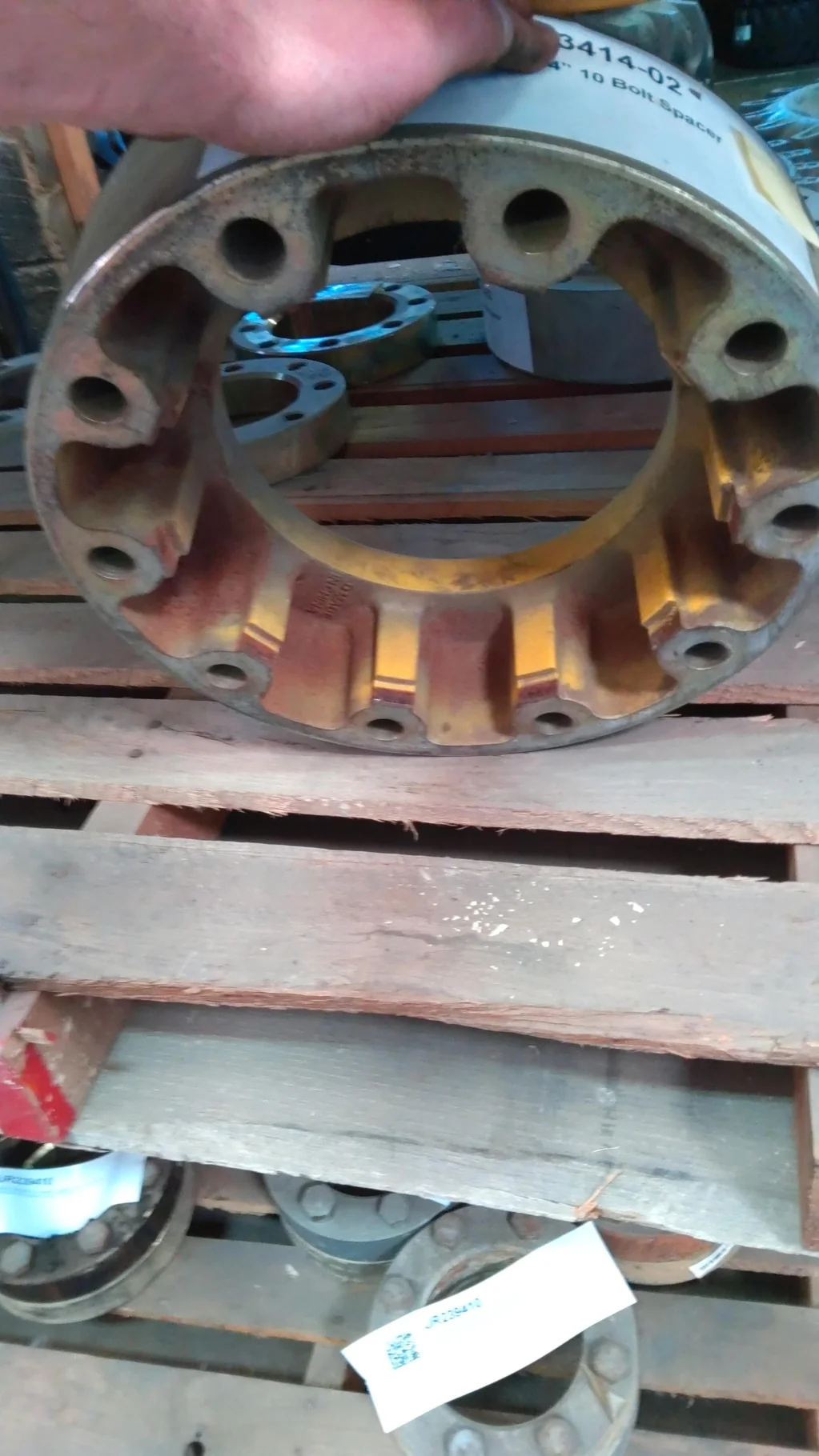 Used 4" Spacer 10 Bolt image 3