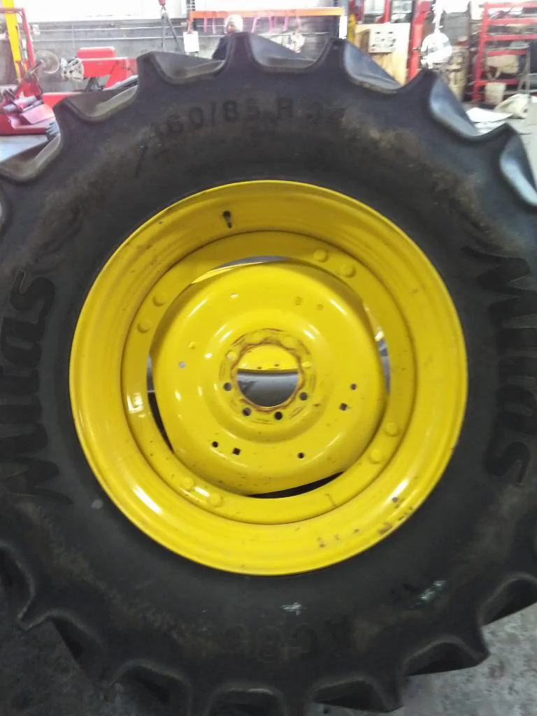 Used 460/85R34 147A8 Mitas AC85 TL R-1W 90-95% On 15 x 34 (8-8-6) 4/2 Rail/Disc image 2