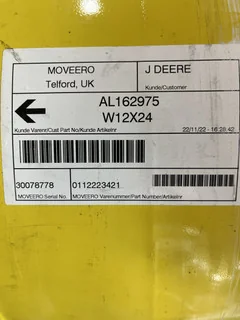 Used 12 x 24 8-10.82-8.78 4/2 Rail Yellow Wheel w /Disc image 3