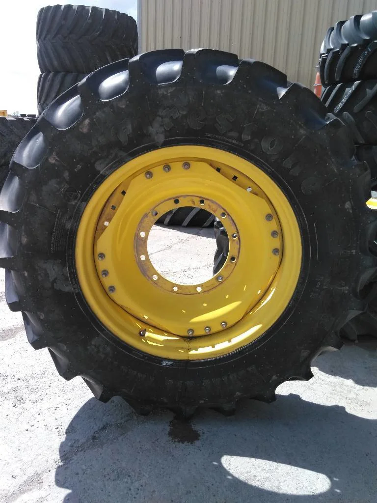 Used 420/85R34 147B Firestone RAT DT TL R-1W 90-95% On 13 x 34 (12-16.732-14.640) Waffle 3 Bolt/Disc