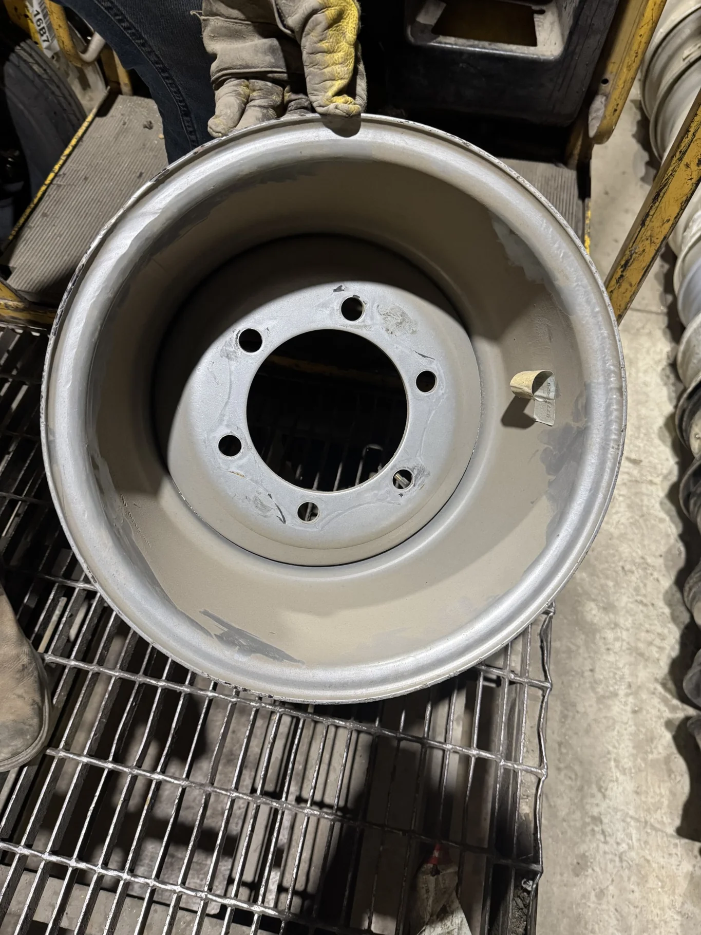 Take-Off 14 X 16.1 6-8.75-6.49 Implement Silver Wheel