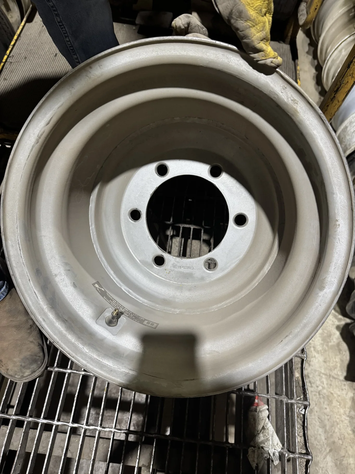 Take-Off 14 X 16.1 6-8.75-6.49 Implement Silver Wheel image 2