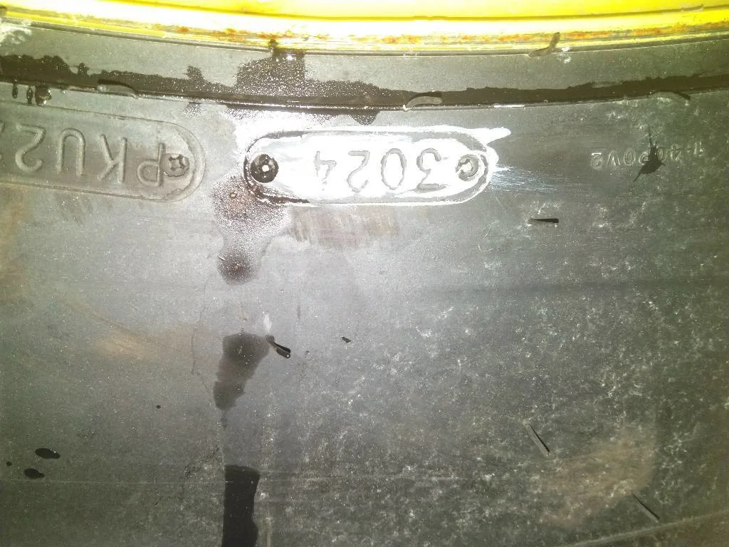 Take-Off IF320/80R42 150D Goodyear Optitrac TL R-1W 95-100% 10 X 42 12-33.25 Waffle 3B Yellow Wheel image 3