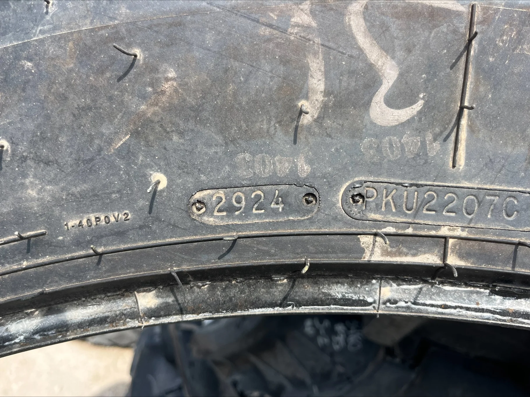 Take-Off IF320/80R42 150D Goodyear Optitrac TL R-1W 95-100% image 2