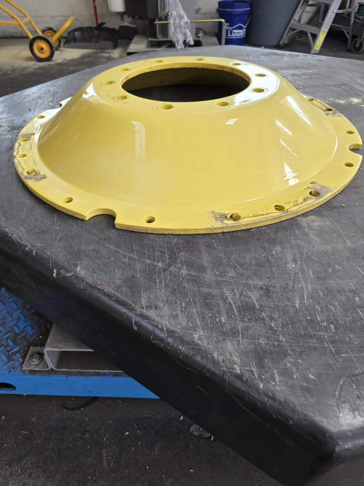 Used 34" Disc 10-13.19-11.07 Waffle JD Ag Yellow image 2