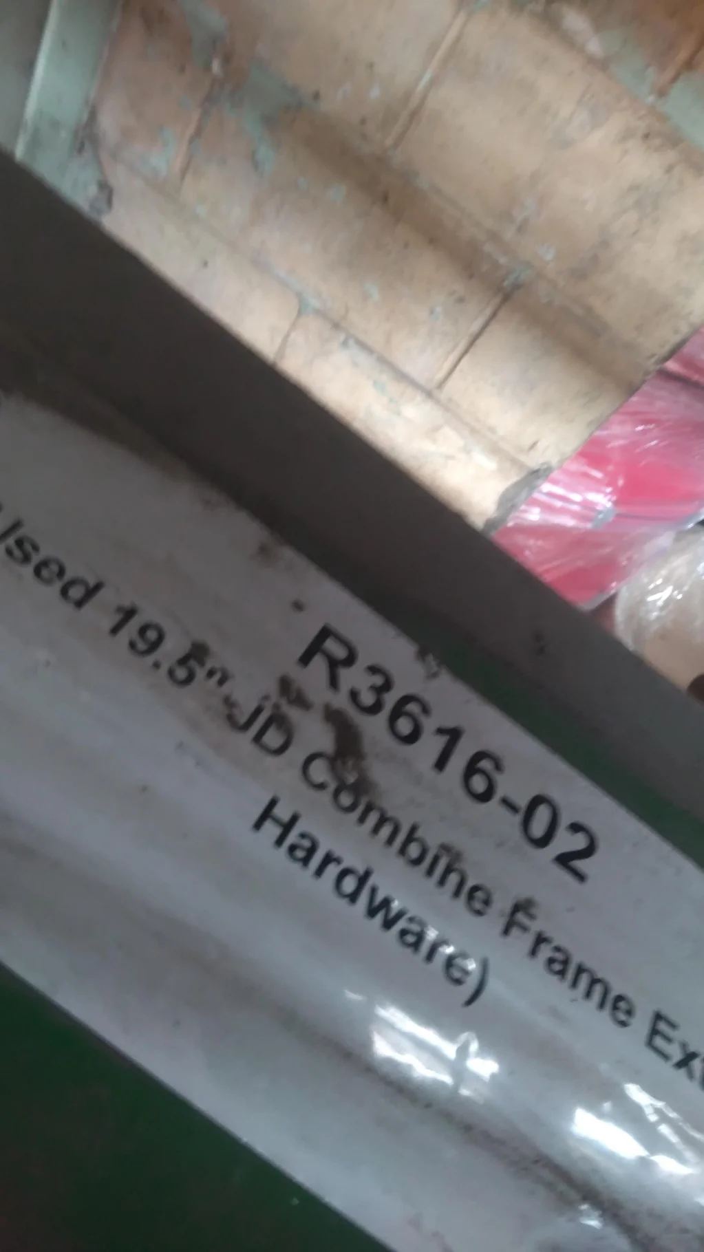 Used 19.5" Combine Frame Extension JD (No Hardware)