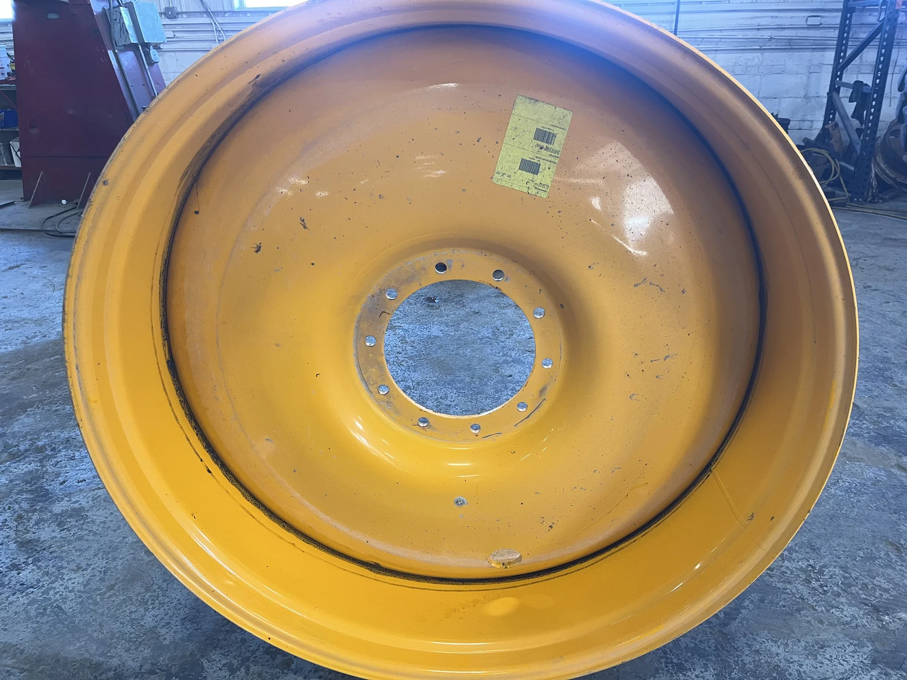 Used 15 X 50 10-14.587-12.48 Bubble Disc Orange Wheel image 2