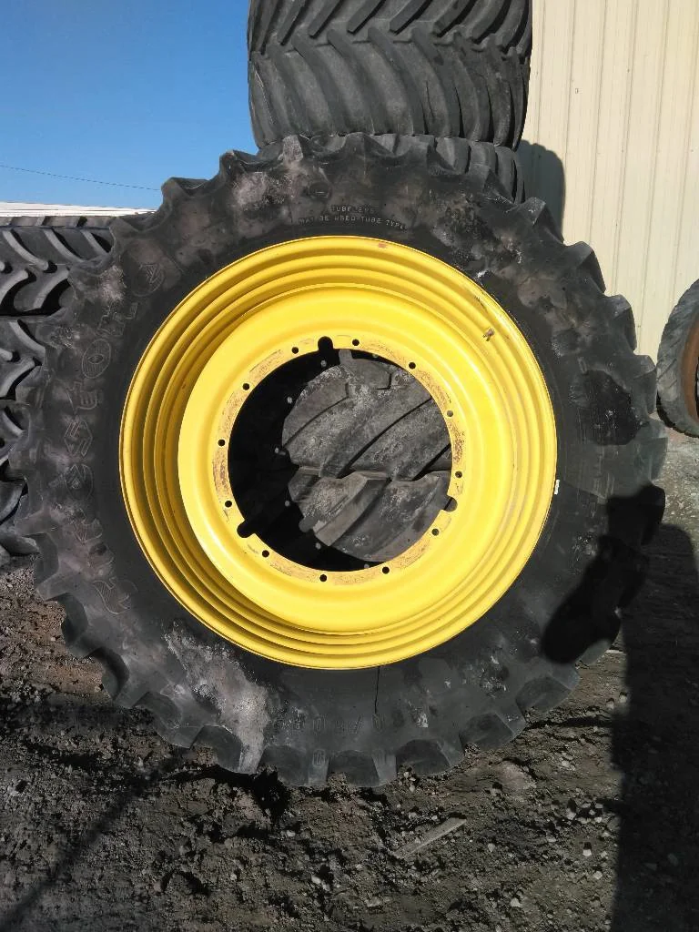 Used 480/80R50 159B Firestone Deep Tread 23 TL R-1W 80-85% On 15 x 50 (12-32.047-30.078) R&R Wheel image 4