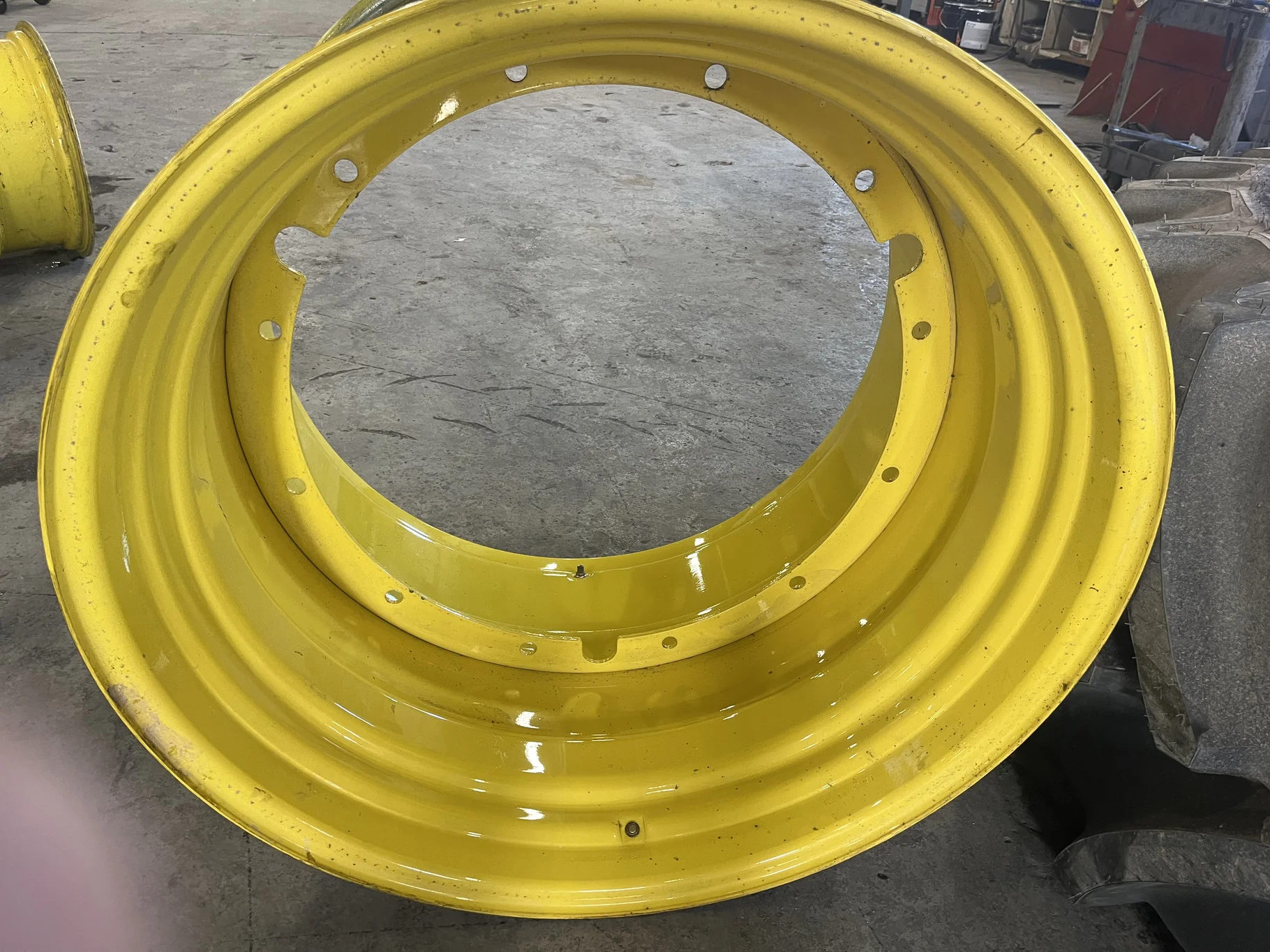 Take-Off 27 X 38 12-32.047-30.078 Rim & Rail Yellow Wheel image 2