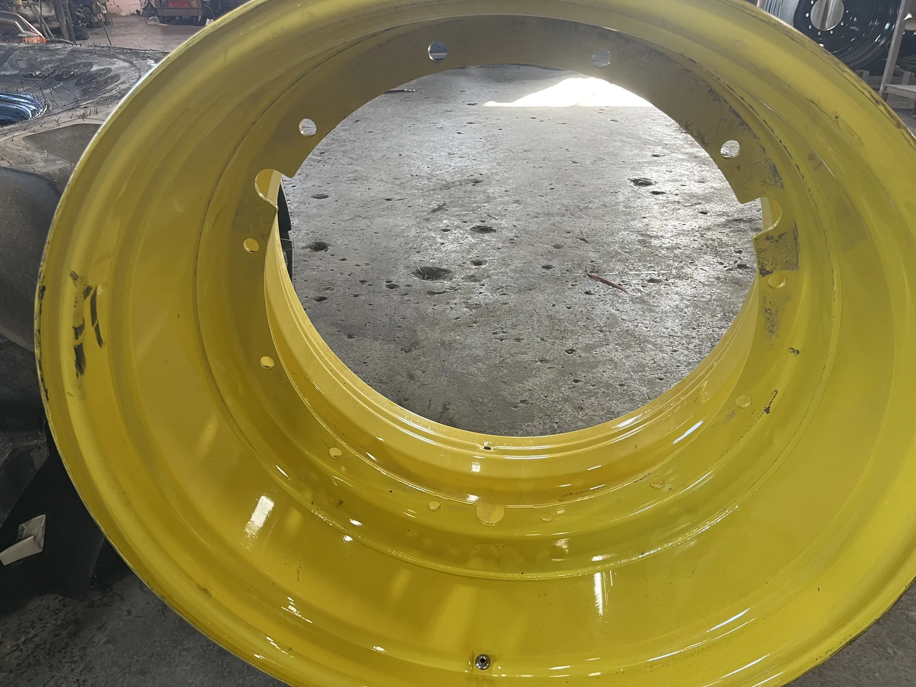 Take-Off 27 X 38 12-32.047-30.078 Rim & Rail Yellow Wheel image 3
