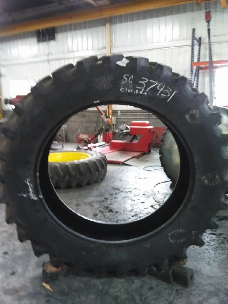 Take-Off 480/80R50 159B Firestone Deep Tread TL R-1W 95-100% (Cuts In 3 Lugs HAVE Been Reapired)