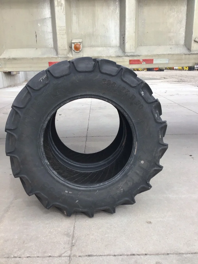 Used 380/85R30 135A8 Mitas AC85 TL R-1W 95-100% (DOT 3123) Slight Road Wear