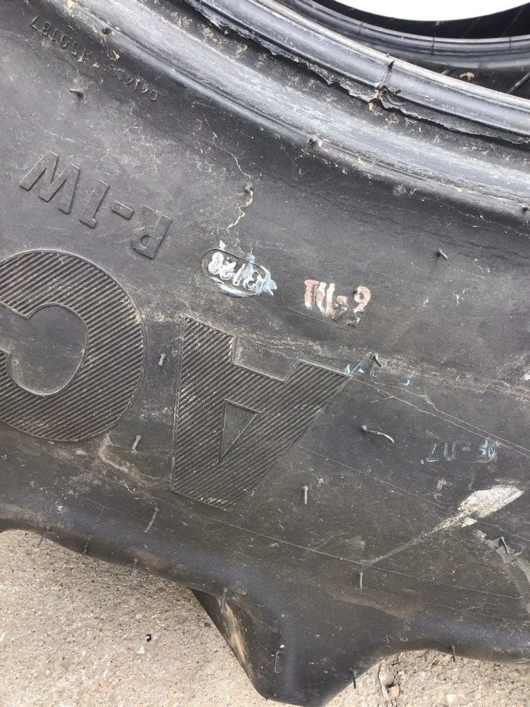 Used 380/85R30 135A8 Mitas AC85 TL R-1W 95-100% (DOT 3123) Slight Road Wear image 2