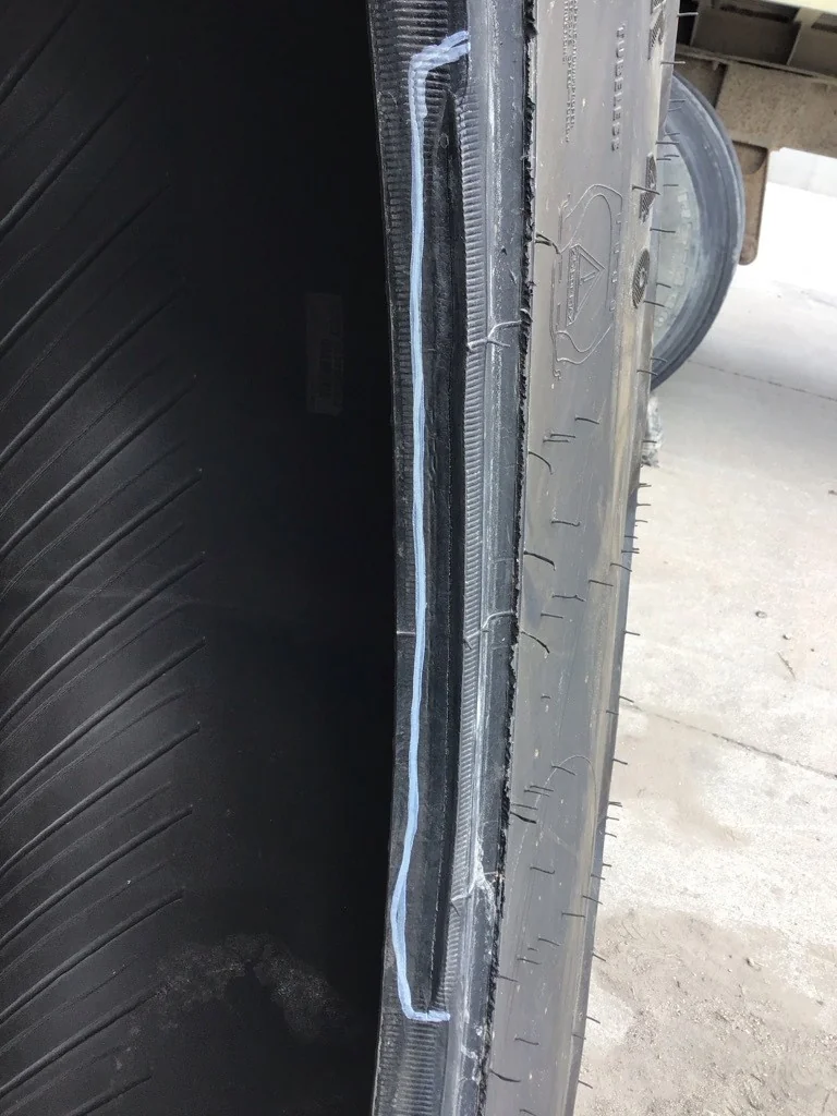 Used 380/90R46 149A8 Mitas AC85 TL R-1W 95-100% (DOT3123) TIRE MUST BE SOLD WITH TUBE Minor Bead Cut image 3