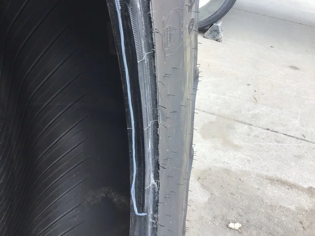 Used 380/90R46 149A8 Mitas AC85 TL R-1W 95-100% (DOT3123) TIRE MUST BE SOLD WITH TUBE Minor Bead Cut image 4