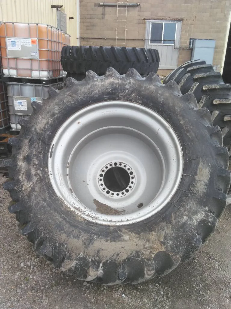 Used 520/85R42 157B Firestone Deep Tread 23 TL R-1W 80-85% On 18 x 42 (20-13.19-11.074) Dolly Dual image 5