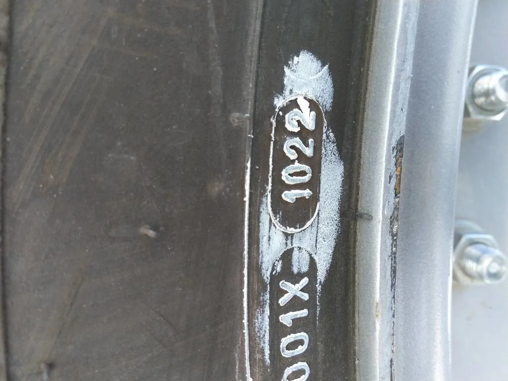 Used 480/70R34 143D Michelin Omnibib TL R-1W 65-70% On 15 x 34 (12-16.732-14.640) Waffle 3 Bolt/Disc image 3